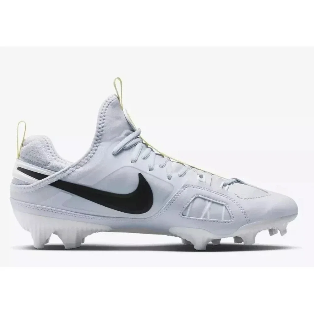 Nike Huarache 9 Varsity Low LAX SE ‎ Lacrosse Cleats FV6147-001 Grey Men's 10